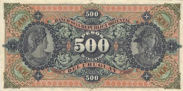 500 Pesos from Uruguay