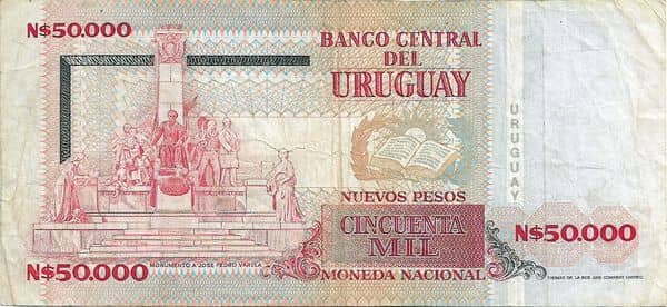 50000 Nuevos Pesos from Uruguay