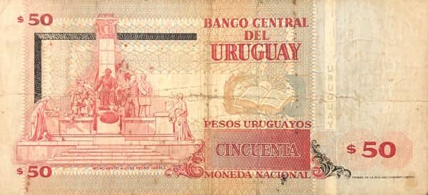 50 Pesos Uruguayos from Uruguay