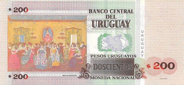 200 Pesos Uruguayos from Uruguay