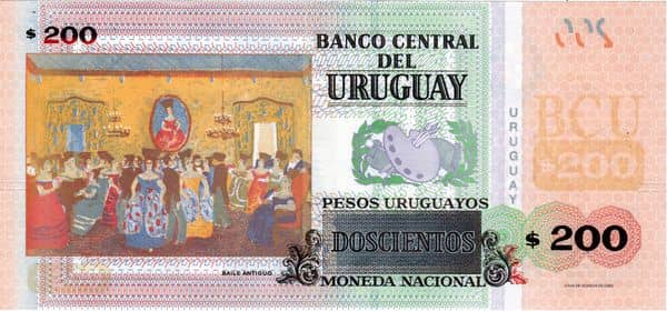 200 Pesos Uruguayos from Uruguay