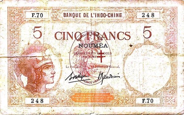 5 Francs from Vanuatu