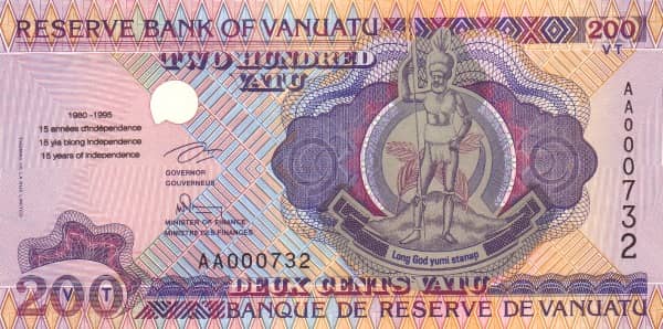 200 Vatu from Vanuatu
