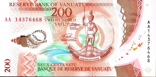 200 Vatu from Vanuatu