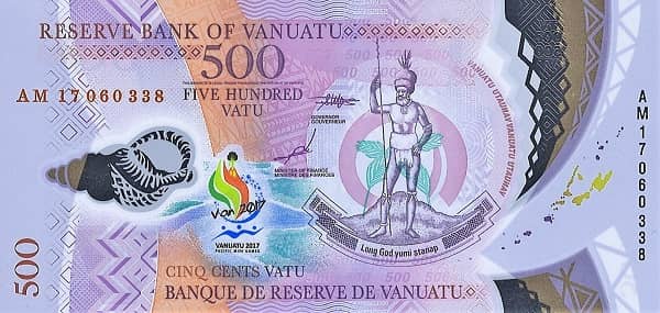 500 Vatu from Vanuatu