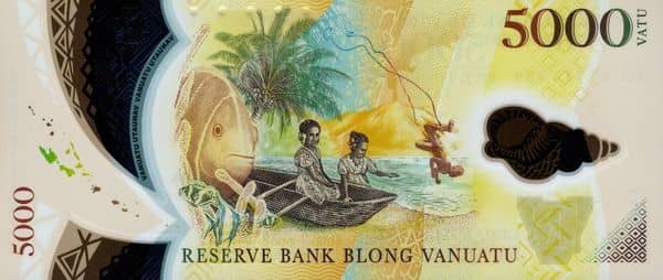 5000 Vatu from Vanuatu