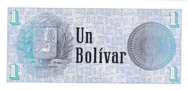 1 Bolívar from Venezuela