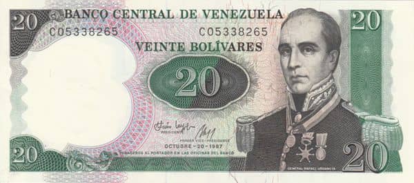 20 Bolivares from Venezuela