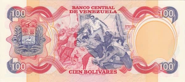 100 Bolívares from Venezuela