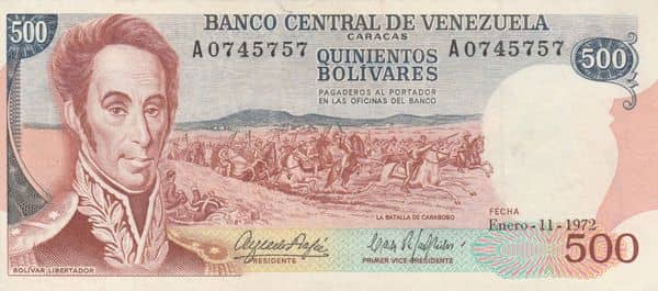 500 Bolívares from Venezuela