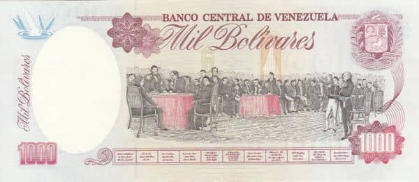 1000 Bolívares from Venezuela
