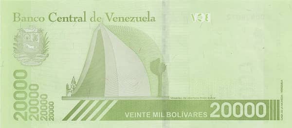 20000 Bolívares from Venezuela