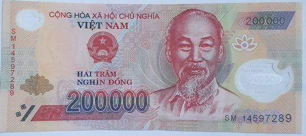 200000 Dong from Vietnam