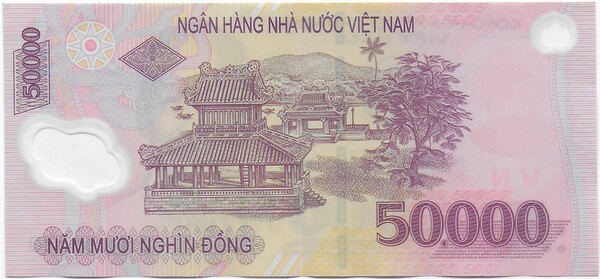 50000 Dong from Vietnam