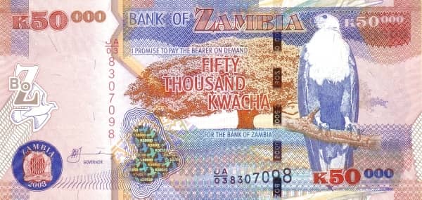 50000 Kwacha from Zambia