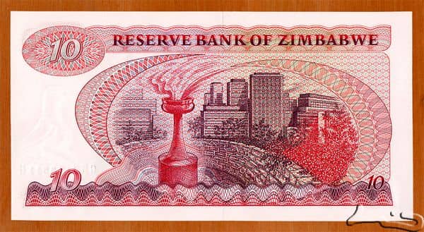 10 Dollars from Zimbabwe