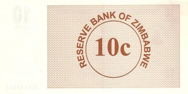 10 Cents from Zimbabwe