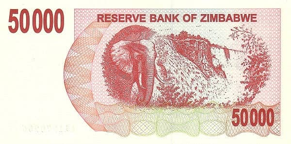 50000 Dollars from Zimbabwe